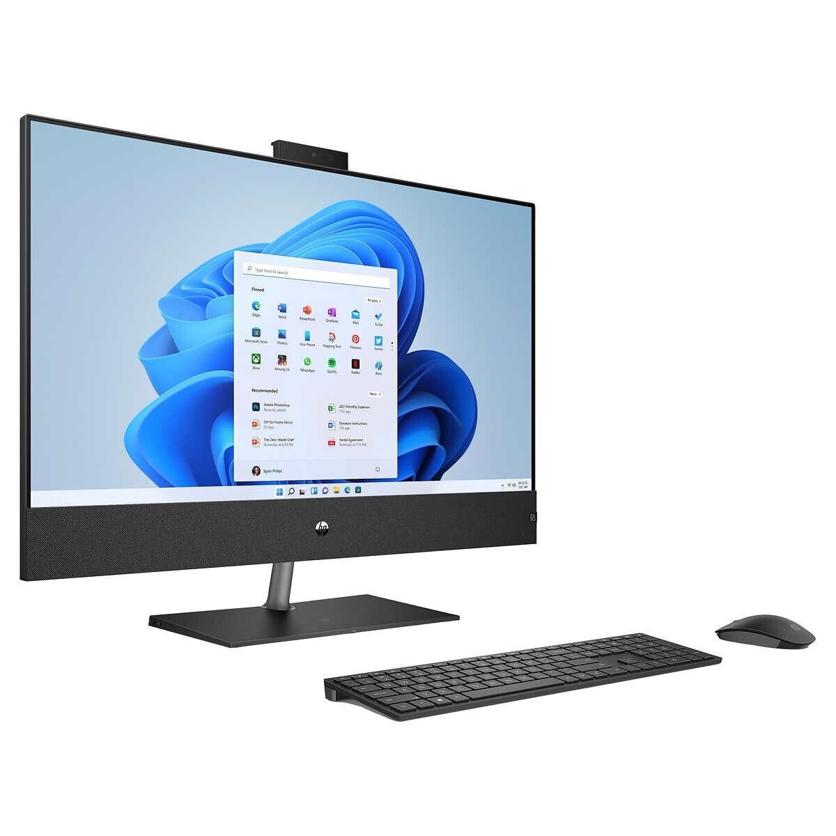 HP Pavilion 32-b0257c 31.5" QHD All-in-One PC, Intel i7-12700T, 1.40GHz, 16GB RAM, 1TB SSD, W11H - 1J9B4AA#ABA (Certified Refurbished)