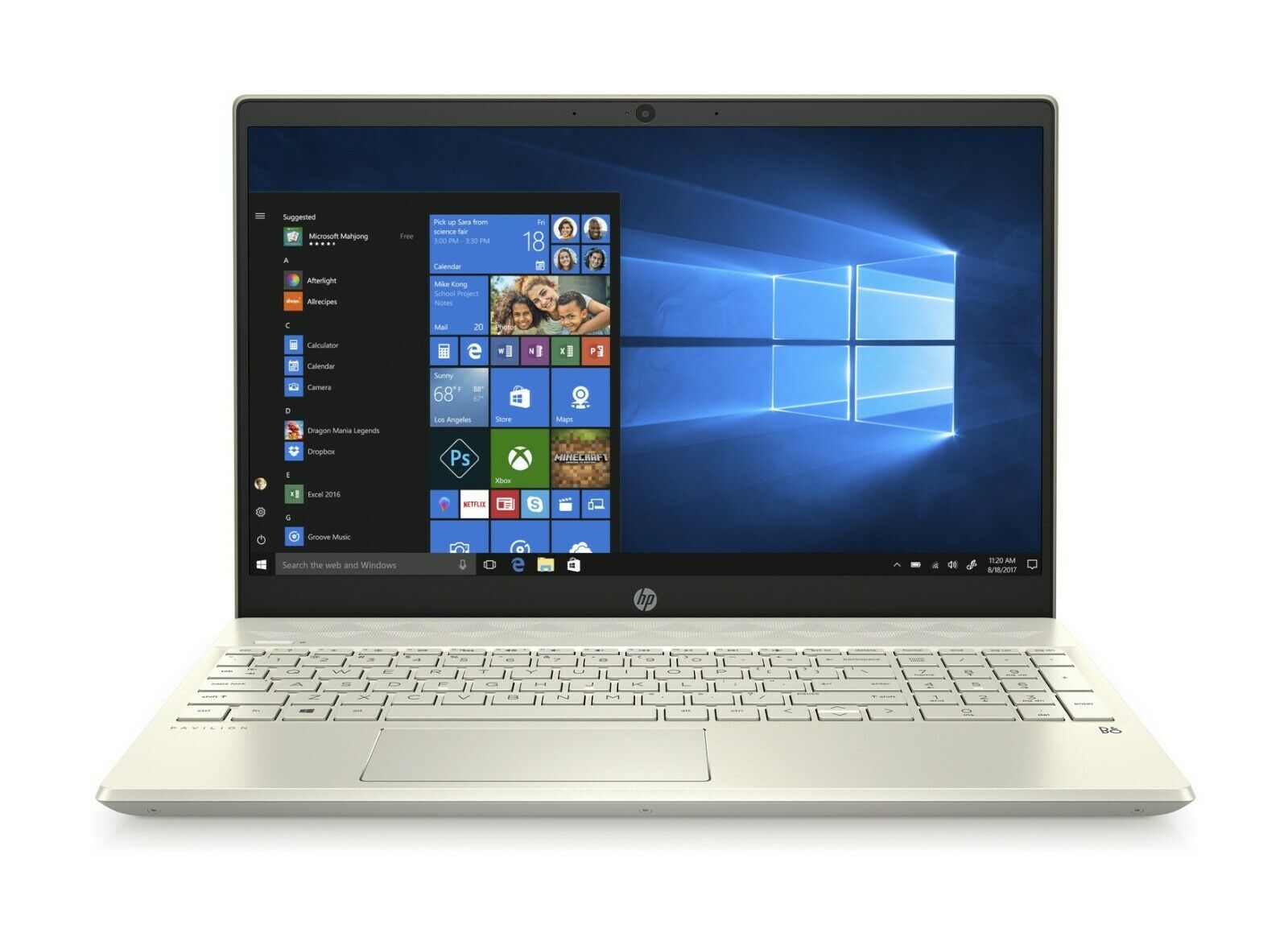 HP Pavilion 15t-cs300 15.6" HD Notebook, Intel i7-1065G7, 1.30GHz, 16GB RAM, 32GB Optane, 512GB SSD, W10H - 360Y7U8#ABA (Certified Refurbished)