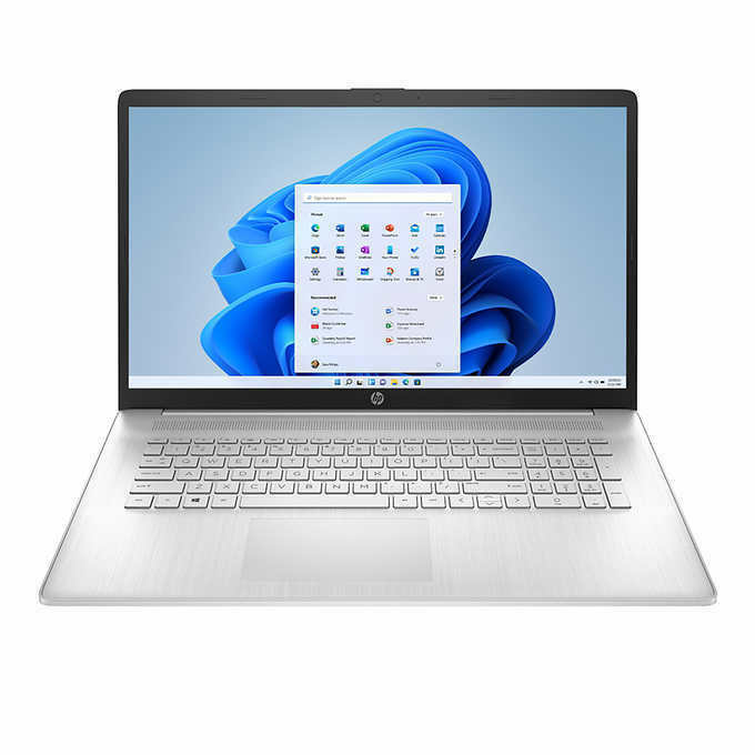 HP 17-cp0035cl 17.3" HD+ Notebook, AMD R5-5500U, 2.10GHz, 12GB RAM, 1TB HDD, Win11H - 50U26UA#ABA (Refurbished)