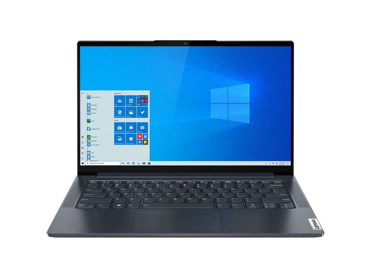 Lenovo IdeaPad Slim 7 14IIL05 14" FHD Notebook, Intel i5-1035G1, 1.0GHz, 8GB RAM, 512GB SSD, Win10H - 82A4000MUS