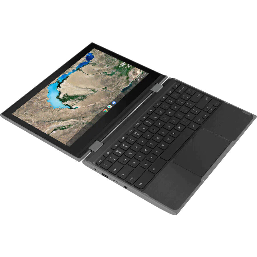 Lenovo 300e 2nd Gen 11.6" HD Convertible Chromebook, Intel Celeron N4120, 1.10GHz, 8GB RAM, 64GB eMMC, ChromeOS - 81MB0061US