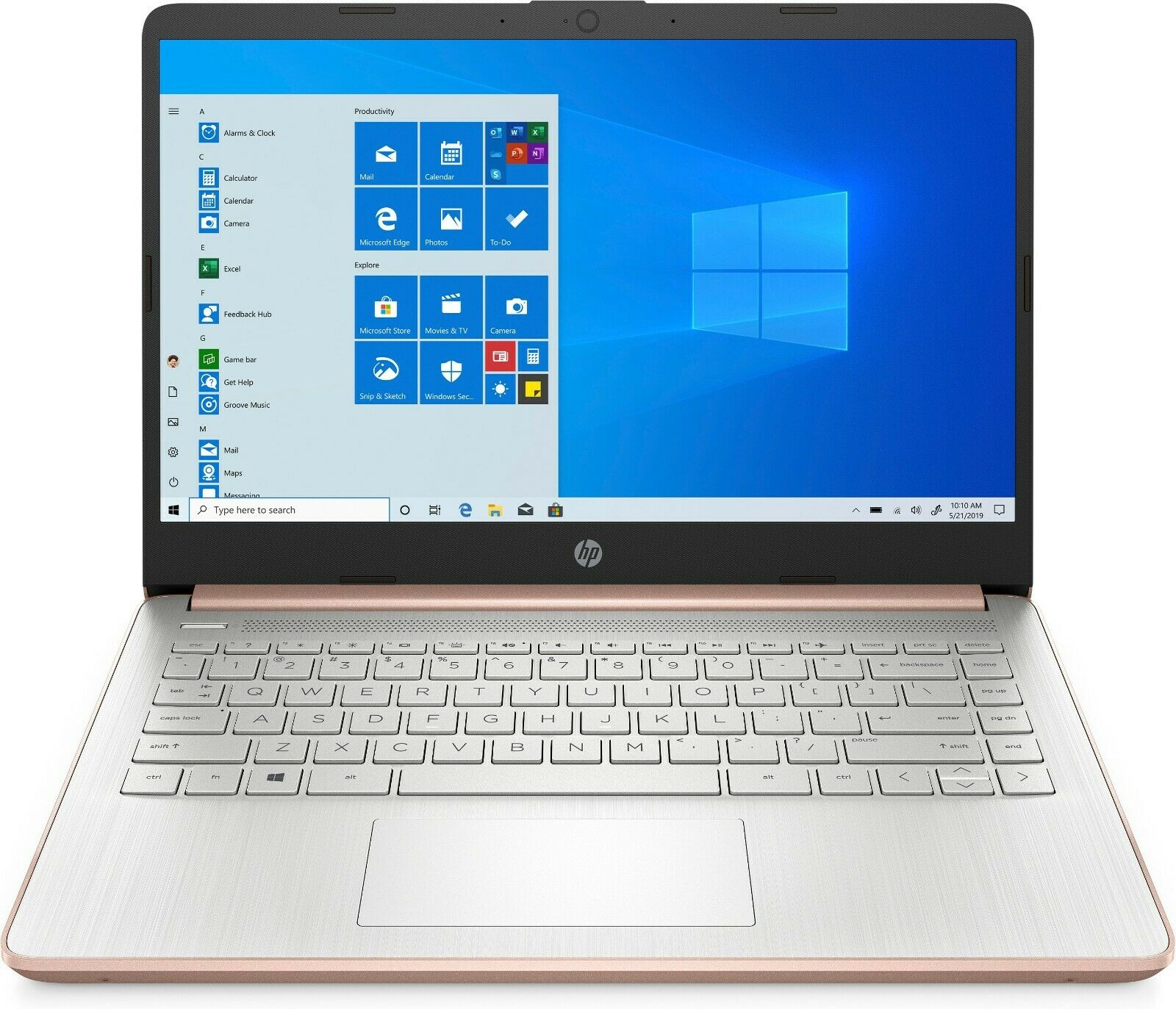 HP 14-dq0030nr 14" HD Notebook, Intel Celeron N4020, 1.10GHz, 4GB RAM, 64GB eMMC, Win10HS - 47X77UA#ABA