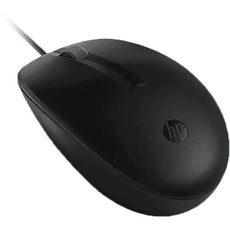HP 125 Optical Wired Mouse, 1200 dpi, USB, Scroll Wheel, Black - 265A9UT