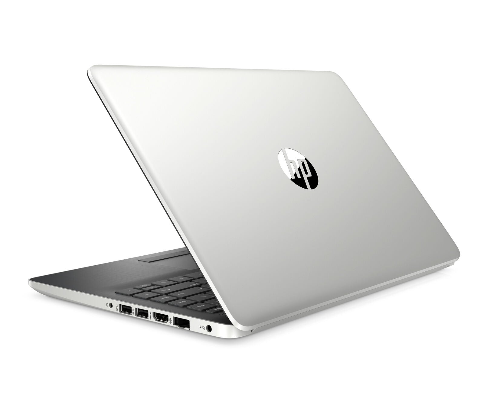 HP 14-dk0028wm 14" HD Notebook, AMD R3-3200U, 2.60GHz, 4GB RAM, 128GB SSD, Win10H-S - 7MP80UA#ABA (Certified Refurbished)