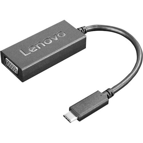 Lenovo USB-C to VGA Adapter for NA, Male/Female Connectors - 4X91D96883
