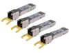 HPE MSA 1Gb RJ-45 iSCSI SFP+ 4-pack Transceiver, Gigabit Ethernet, 4-Pack of 1Gbps - C8S75B