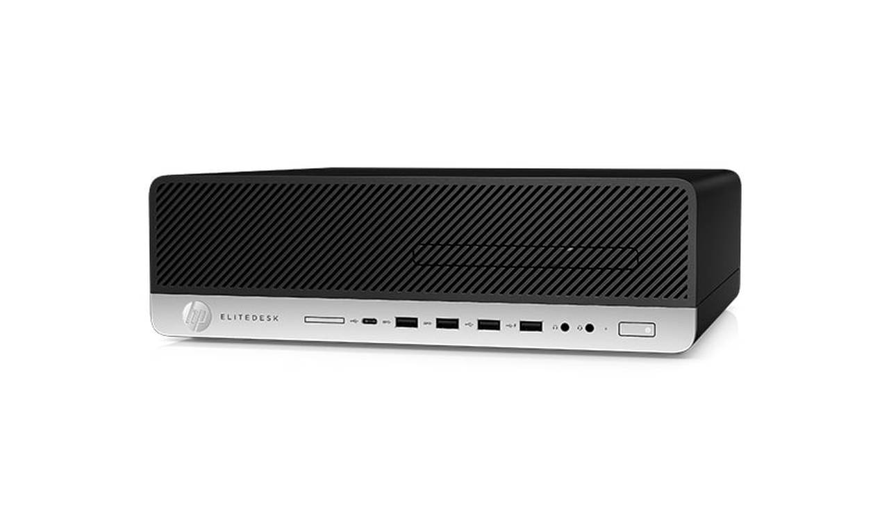 HP EliteDesk 800-G4 SFF Business PC, Intel Core i7-8700, 3.20GHz, 16GB RAM, 2x256GB SSD, Windows 10 Pro 64-Bit - 7CR59U8#ABA