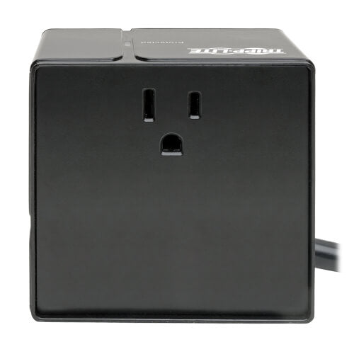 Tripp Lite 3-Outlet Power Cube Surge Protector, 6 USB-A Ports, 1800 VA, 540 Joules, 120V - TLP366CUBEUSBB