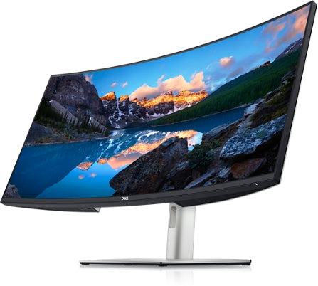 Dell UltraSharp 37.52" WQHD+ Curved USB-C Hub Monitor, 21:9, 5MS, 1000:1-Contrast - DELL-U3821DW