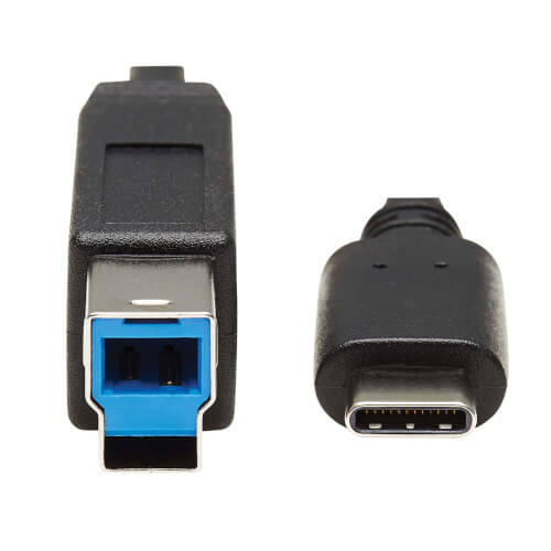 Tripp Lite USB-C to USB Type-B Cable (M/M),  USB 3.1, Gen 2 (10 Gbps) - U422-20N-G2