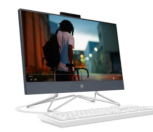HP 22-df0013w 21.5" FHD All-in-One PC, Intel Celeron G5900T, 3.20GHz, 4GB RAM, 256GB SSD, Win10H - 13Z00AA#ABA (Certified Refurbished)