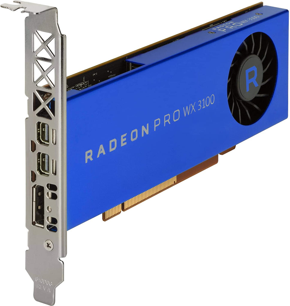 HP AMD Radeon Pro WX 3100 4GB Graphic Card, PCI Express 3.0 x 16, DisplayPorts - 2TF08AT