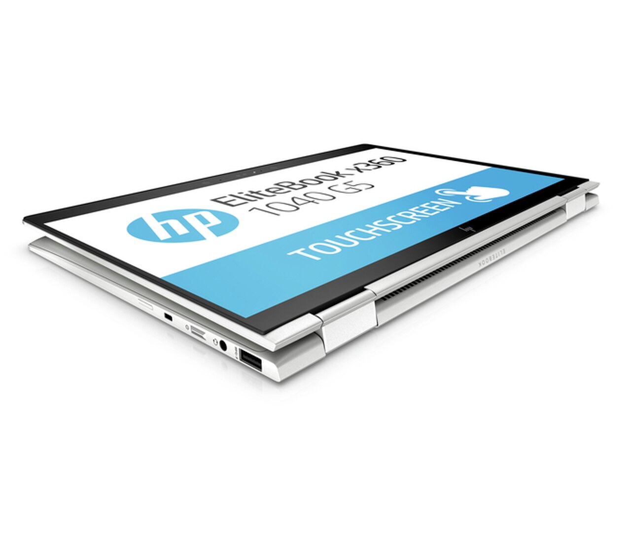 HP EliteBook X360 1040-G5 14" FHD (Touch) Convertible Notebook PC, Intel Core i7-8650U, 1.90GHz, 16GB RAM, 256GB SSD, Windows 10 Pro 64-Bit - 5NW09UT#ABA