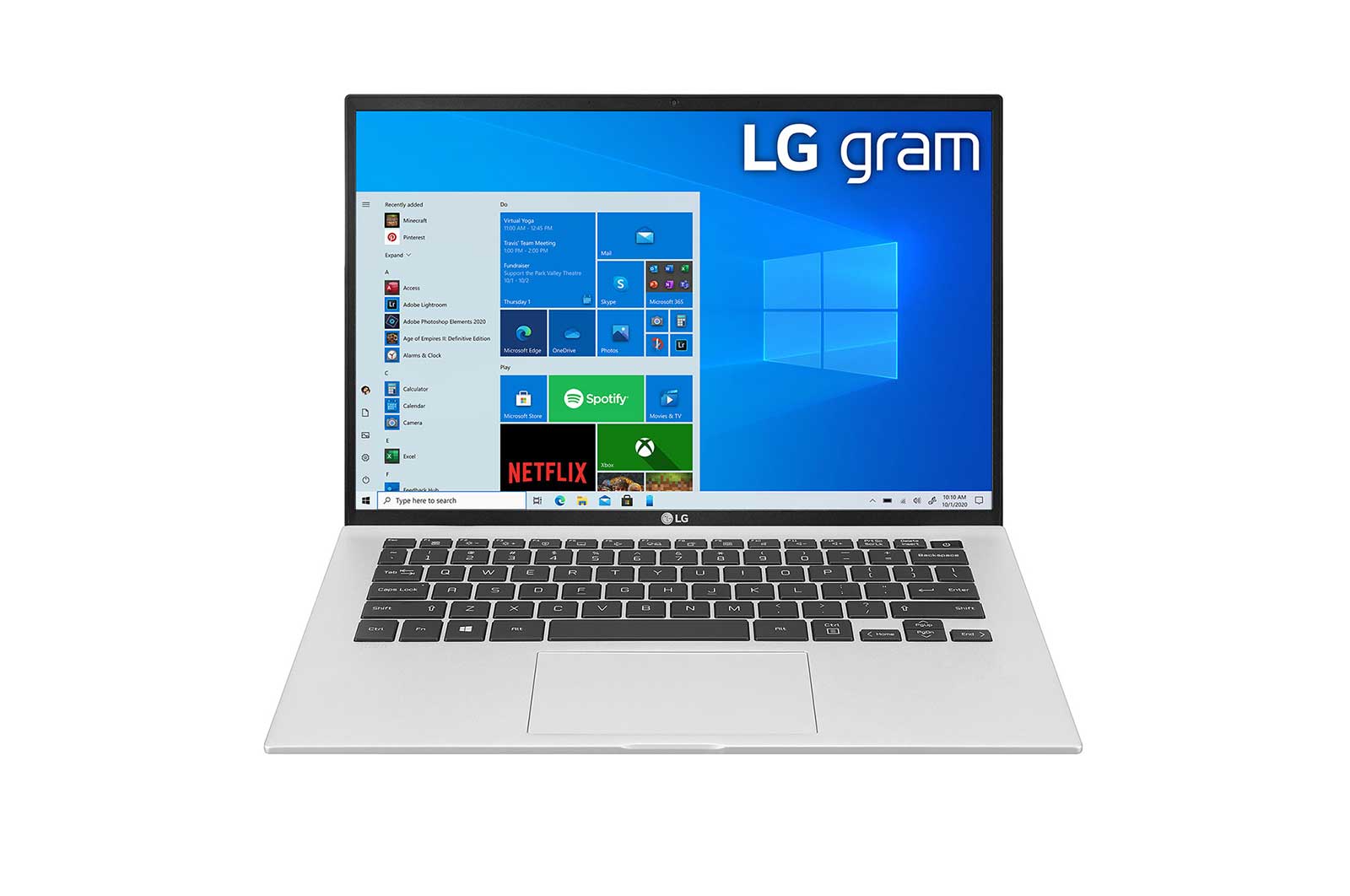 LG Gram 14" WUXGA Rugged Notebook, Intel i5-1135G7, 2.40GHz, 8GB RAM, 256GB SSD, Win10P - 14Z90P-N.APS3U1