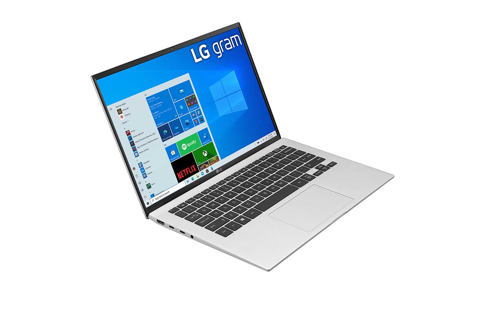 LG Gram 14" WUXGA Rugged Notebook, Intel i5-1135G7, 2.40GHz, 8GB RAM, 256GB SSD, Win10P - 14Z90P-N.APS3U1