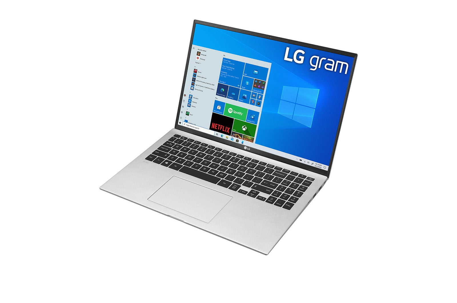 LG Gram 16" WQXGA Rugged Notebook, Intel i7-1165G7, 2.80GHz, 16GB RAM, 512GB SSD, Win10P - 16Z90P-N.APS5U1